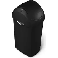 Simplehuman Boîte de conserve à couvercle pivotant 40 litres, Simplehuman - Schwarz