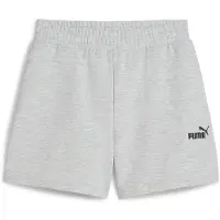 Puma Short de sport léger Ess Small N1 Logo 4” Gris L Femme Gris L