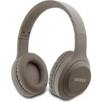 GUESS Classic Logo Wireless Headphones Marron