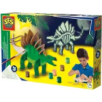 SES Creative SES Dino en bois qui brille dans le noir.14209 42094