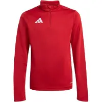 Adidas Entrada 26 Training Half Zip Sweatshirt Rouge 11-12 Years Enfants