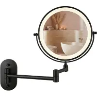 REA Miroir Glow Led Noir