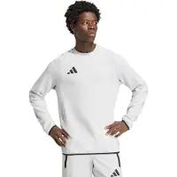 Adidas Sweat de sport 'Tiro Travel' gris clair / noir