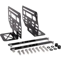 Thrashin Supply Co Saddlebags Fitting Argenté
