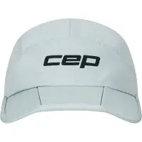 Cep Core Run Foldable Cap, casquette de course, gris