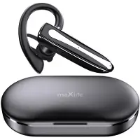 MaXlife Casque Bluetooth avec étui de chargement MXBH-01 noir