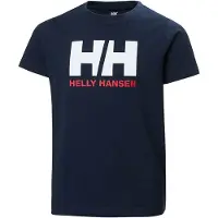 Helly Hansen Logo Short Sleeve T-shirt Bleu 13 Years Garçon