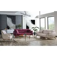 Xl Moebel Gmbh Sofagarnitur 3+3+1 Sitzer Chesterfield Modern Stil Garnitur Set 3tlg. Sofa Relax