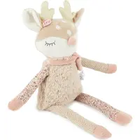 Bieco Bébé peluche chevreuil Ella | 40 cm | Peluche chevreuil peluche bébé | Peluche chevreuil | Peluche faon peluche bébé doudou fille bébé doudou dès 0 mois