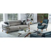 Xl Moebel Gmbh Sofagarnitur 3+1 Sitzer Textil Holz Sofa 3 Sitzer Modern Sessel Komplett Set