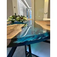 Xl Moebel Gmbh Table à manger moderne design luxe bois brun meubles tables rondes salle à manger