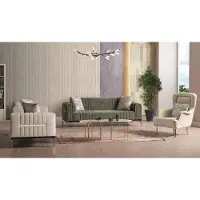 AEA Ensemble exclusif de canapés 3+3+1 3pcs 2x canapé fauteuil relax Ensemble luxueux