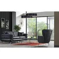 AEA Ensemble de canapés 3+1 places Fauteuil Chesterfield Relax Meuble Nouveau
