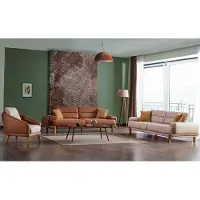 AEA Ensemble de canapés 3+3+1 places Meubles de luxe Ensemble de canapés Moderne Set Nouveau 3pcs