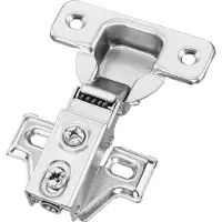 Vevor Charnières pour portes d'armoires, lot de 60, recouvrement partiel, fermeture douce, pour portes avec ou sans cadre