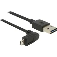 DeLOCK 83849 câble USB USB 2.0 0,5 m USB A Micro-USB B Noir