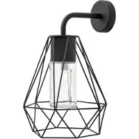 Nova Luce Applique murale Isidora noir