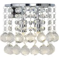 Searchlight Applique murale, chrome, 18 cm, HANNA