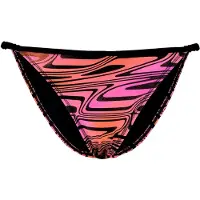 Puma Printed Bikini Bottom Orange,Rose L Femme