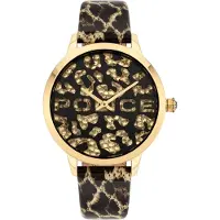 Police Montre - Femme - PL16028MSG.02 - Cuir - Étanchéité 3 ATM - Analogique