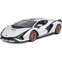 Bburago Lamborghini Sián Fkp 37 1:18 Car Blanc Enfants