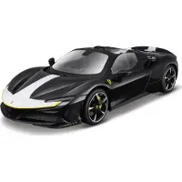 Bburago Véhicules Miniatures Die Cast 1/18 Ferrari Signature - Sf90 Spider Assetto Fiorano - Noire