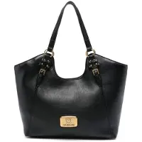Love Moschino Femmes, Sac à main, Sac souple en PU noir, Noir