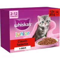 Whiskas Junior Nourriture Humide - Classic - 24 x 85 gram