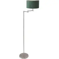 Steinhauer Lampadaire - acier - Bella - métal textile - Ø 45cm - E27 - 3880ST -