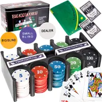MT MALATEC Malatec Set de poker TEXAS 23539