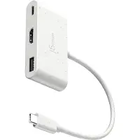 J5CREATE JCA379EW - USB-C vers HDMI & USB Type-A avec alimentation électrique