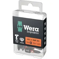 Wera Embouts 25 mm 1/4"
