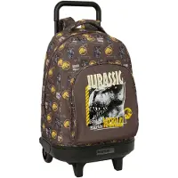 Safta Jurassic World 33l 33x45x22 Cm Wheeled Backpack Marron Enfants