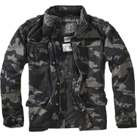 Brandit Veste mi-saison bleu-gris / gris clair / vert foncé / noir