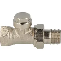 Heimeier Raccord de retour IMI , forme droite, 1/2 pouce, verrouillable, 1 pièce.