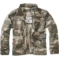 Brandit Veste mi-saison 'Britannia' beige foncé / moka / anthracite / kaki