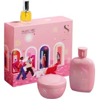 Alfaparf Milano Semi di Lino Moisture Holiday Kit coffret cadeau pour une hydratation intense 3 pcs