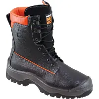 FHB Bottes de sécurité forestière NoRisk taille 43 noir / orange - 39113-43