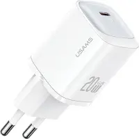 Usams ad. Siec. Cc248 20W Gan Usb-Cfast Charging Hc Series Biay/White Cc248Tc02