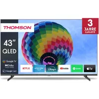 Thomson 43'' (109cm) QLED Google Smart TV, triple tuner, CI+ - 43QG4S14