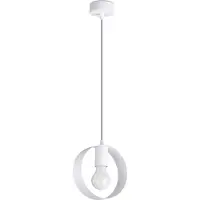 Sollux Lampe pendante TITRAN 1 biała 1xE27 15W acier 120x18x18cm