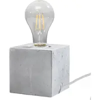 Sollux Lampe de table ARIZ béton 1xE27 15W béton 10x10x10cm