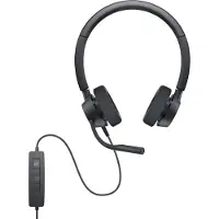 Dell Pro Stereo Headset WH3022 - Casque - filaire - USB - pour Microsoft Teams, Zoom Certified (-WH3022)
