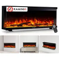 KAMINIO Cheminée électrique Lea 107,1x43 mm 1800 Watt