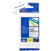 Brother TZe-M261 - (36 mm) - Noir sur blanc - Ruban