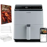 Cosori 6.4L DUAL BLAZE XXL Friteuse à air chaud, grise