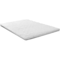 Sleezzze Surmatelas viscoélastique souple 180 x 200 cm, hauteur 6 cm, avec effet mémoire de forme