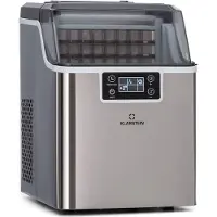 Klarstein Machine a Glacons, Machine à Glacons pour la Maison, Machine a Glacon 3,2 litres, Fonctionnement Rapide, Ice Maker 20kg de Glace, Petits et Grands Glaçons, Machines à Glaçons Autonettoyante