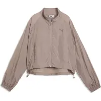 Puma Her Relaxed Fit Full Zip Sweatshirt Marron XL Femme