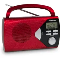 Metronic Radio portable rouge